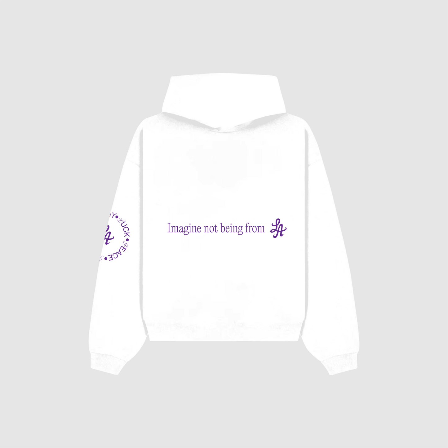 WHITE IMAGINE HOODIE