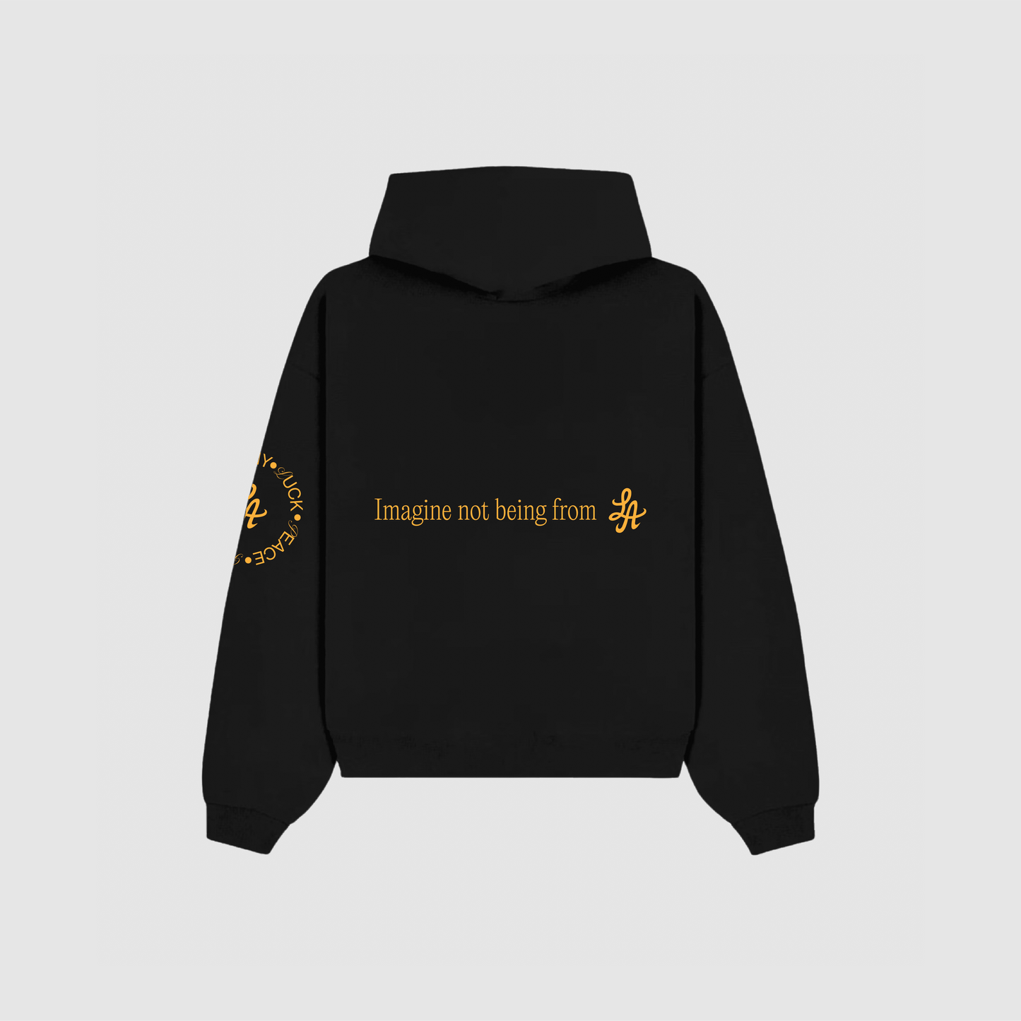 BLACK IMAGINE HOODIE